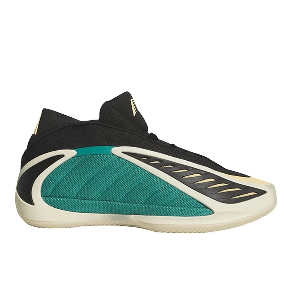 Men's Size 9 - adidas Anthony Edwards 2 Basketball Black/Green Shoes JQ9495